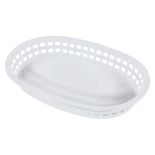 AM Oval Basket White